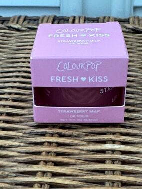ColourPop Fresh Kiss Lip Scrub- Strawberry Milk Pink